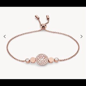 NWT Rose Gold Fossil Bracelet